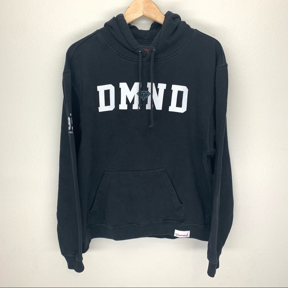 Diamond Hoodie Sweatshirt Jr Size L